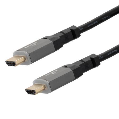 Picture of High Speed HDMI Cable with Built-in Red LED, Male to Male, Black, 5.0 Meter