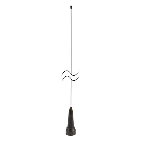 Picture of 2 dBi Tunable Poly Spring Vehicular Antenna 108-520 MHz NMO Mount Connector