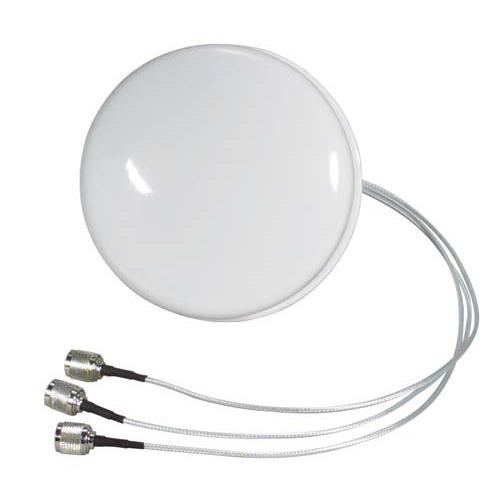 Picture of 2.4 GHz 3 dBi Spatial Diversity MIMO/802.11n Ceiling Antenna - 18in RP-TNC Plug Connectors