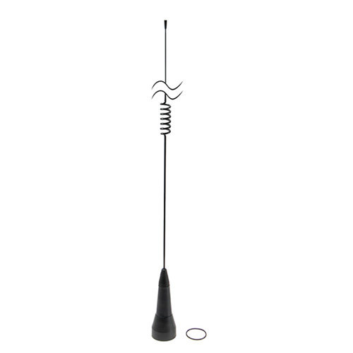 Picture of 3 dBd Ground Independent WideBand Poly Spring Vehicular Antenna 440-480 MHz NMO Mount Connector