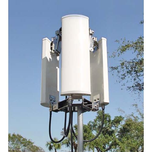 2.4 GHz 14 dBi (3) 120° Omni Sector 3 Inputs to 3 Antennas HK2414120