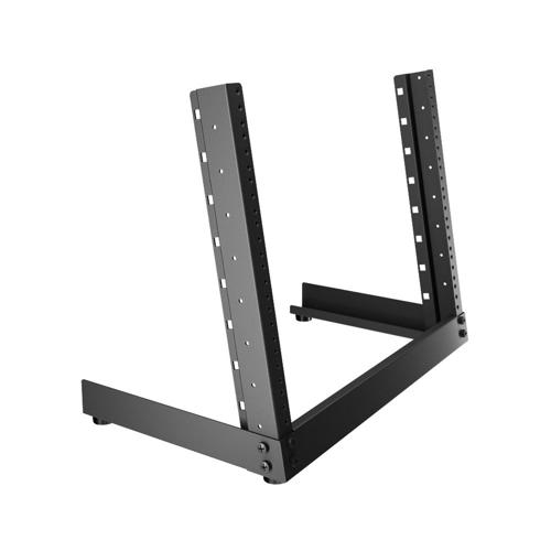 Picture of 8U 2-Post Open Frame Desk Rack (10-32), Black