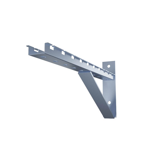Electro Zinc Plated Wire Mesh Cable Tray bracket, Triangle, Wall