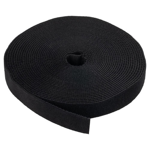Picture of 1 Inch Roll Hook & Loop Cable Ties - 33ft Black