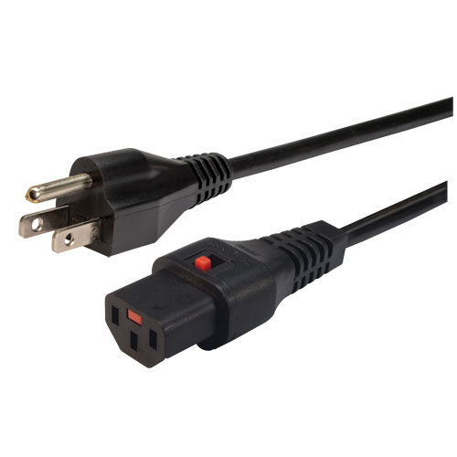 Locking C13 to N515 Power Cord 6 Feet (1.83m) LCPWRN15LK6