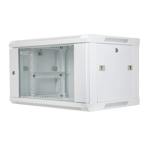 Picture of 19 inch wide Network Cabinet, 9U, 17.7 inch (450mm) depth, RAL9003-Signal White