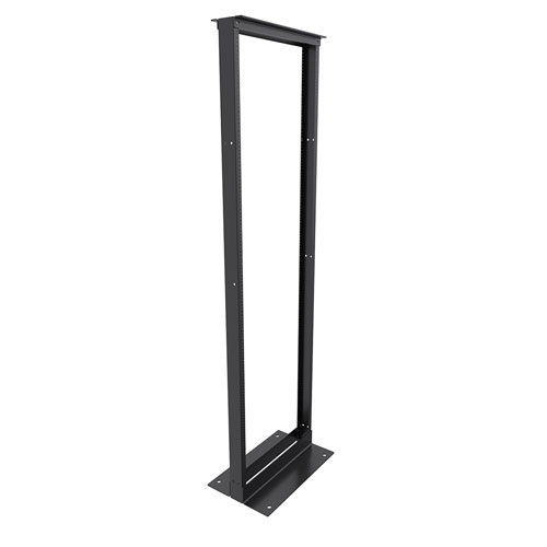 Threaded Switching Rack 23 inch width, 2-Post Open Rack 45U Threaded