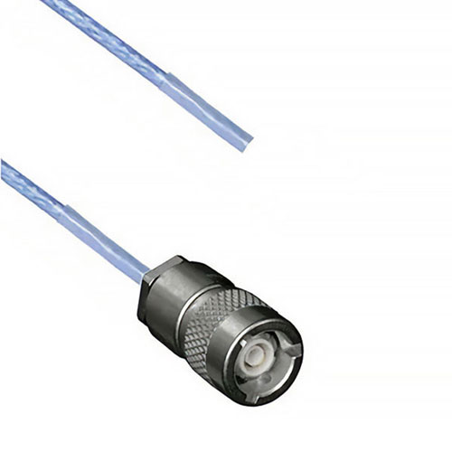 Picture of 1553 TRS Subminiature Plug to Blunt Cut Genderless Cable Assembly using M17/176-00002 Coax, 5 FT