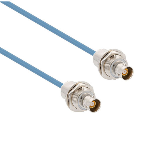 Picture of Lead Free 3-Lug TRB Bulkhead Insulated Jack to Jack for 78 Ohm 30-2003-LC, 48" Cable