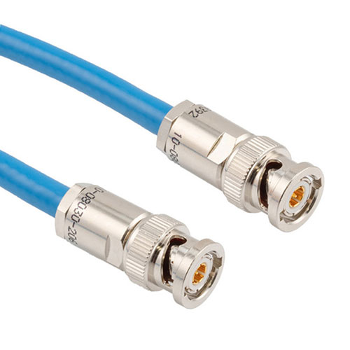Picture of TRB 2-Slot Plug to TRB 2-Slot Plug 1553 Cable 48"  Using 124 Ohm TWC-124-2 Twinax