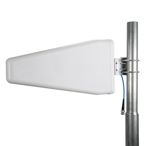 Picture of 698 - 960 MHz / 1710 - 2700 MHz / 3300 - 4200 MHz, 10 / 11 dBi, Log Periodic Antenna, Low PIM, V-pol, Type N Female connector