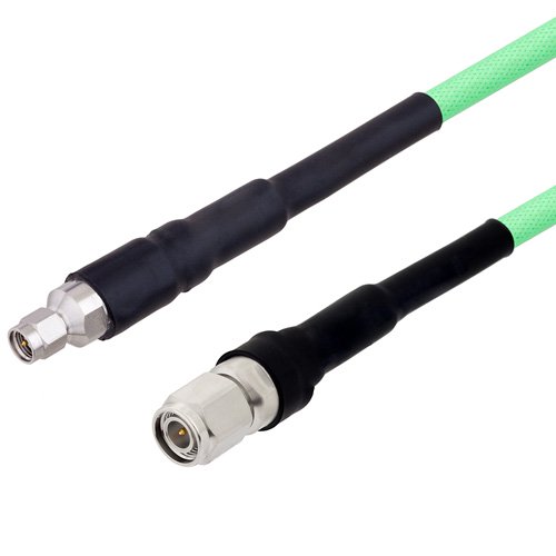 Picture of Low Loss SMA Male to TNC Male Cable Assembly with Heavy Duty Heat Shrink Boot using LL335i Coax, 1 FT