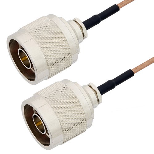Picture of N Male to N Male Cable Assembly using RG178 Coax, 3 FT