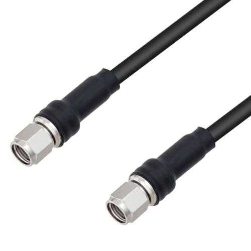 Picture of Low Loss SMA Male to SMA Male Weatherproof Cable Assembly with Silicone using LMR-195 Coax, 1 FT with Times Microwave Components