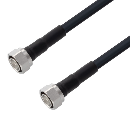Picture of Low Loss 4.3-10 Male to 4.3-10 Male Cable Assembly using LMR-400-DB Coax, 5 FT with Times Microwave Components