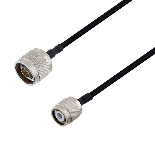 Picture of N Male to TNC Male Cable Assembly using LC141TBJ Coax, 4 FT