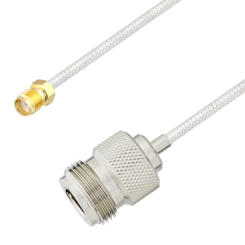 Picture of N Female to SMA Female Cable Assembly using LC085TB Coax, 1 FT