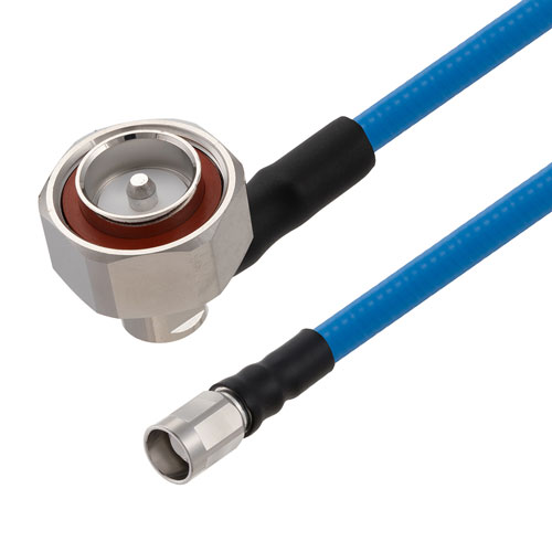 Picture of Plenum Low PIM RA 7/16 DIN Male to NEX10 Male Cable SPP-250-LLPL Coax Using Times Microwave Parts 2 Foot