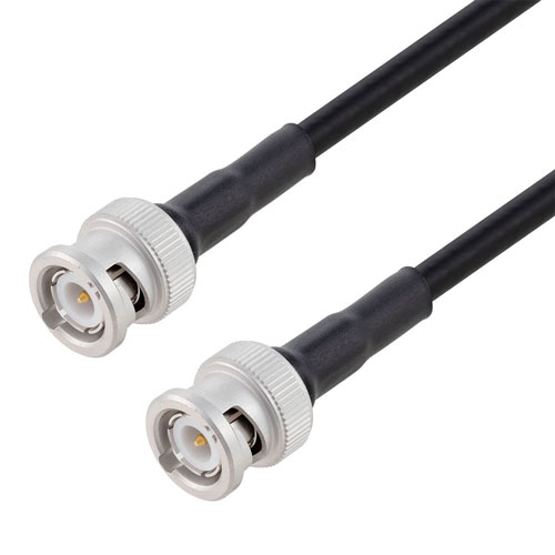 Picture of BNC Plug  to BNC Plug using RG58 Coax Cable 48 Inches