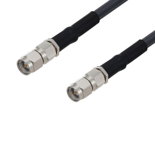 Picture of Low Loss SMA Male to SMA Male Weatherproof Cable Assembly with Silicone using LMR-195 Coax, 3 FT
