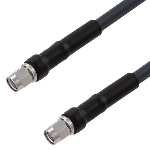 Picture of Low Loss SMA Male to SMA Male Weatherproof Cable Assembly with Silicone using LMR-240 Coax, 3 FT with Times Microwave Components