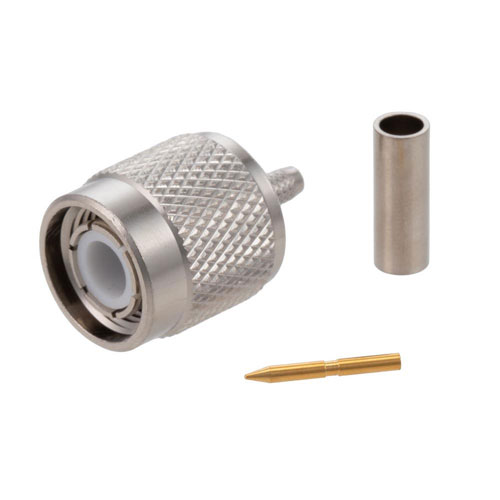Picture of TNC Male Connector Crimp/Crimp Attachment for RG188-DS, RG316-DS