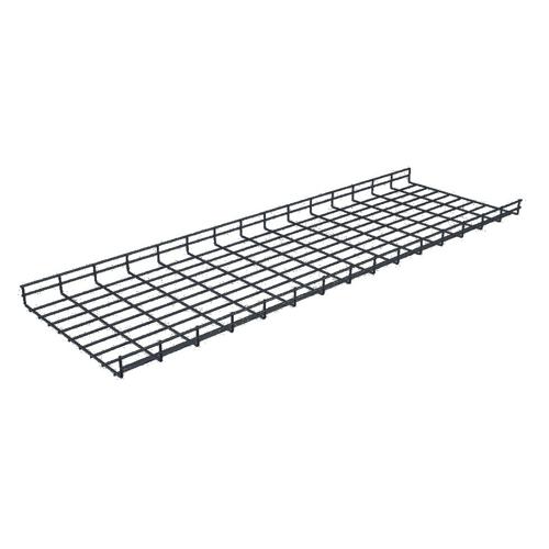 Picture of Wire Mesh Cable Tray 18"D x 2"H x 10ft. 5pk BLK