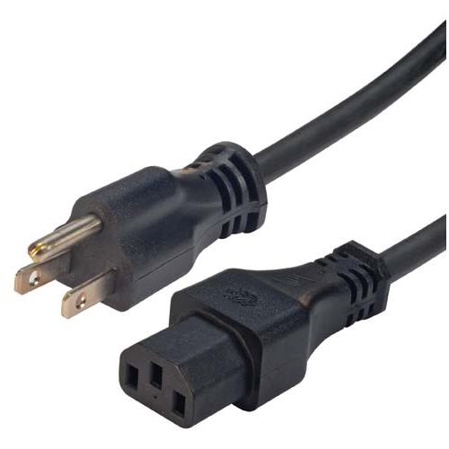 Picture of N5-15 to C13 LSZH Power Cords 16AWG 3 Meters