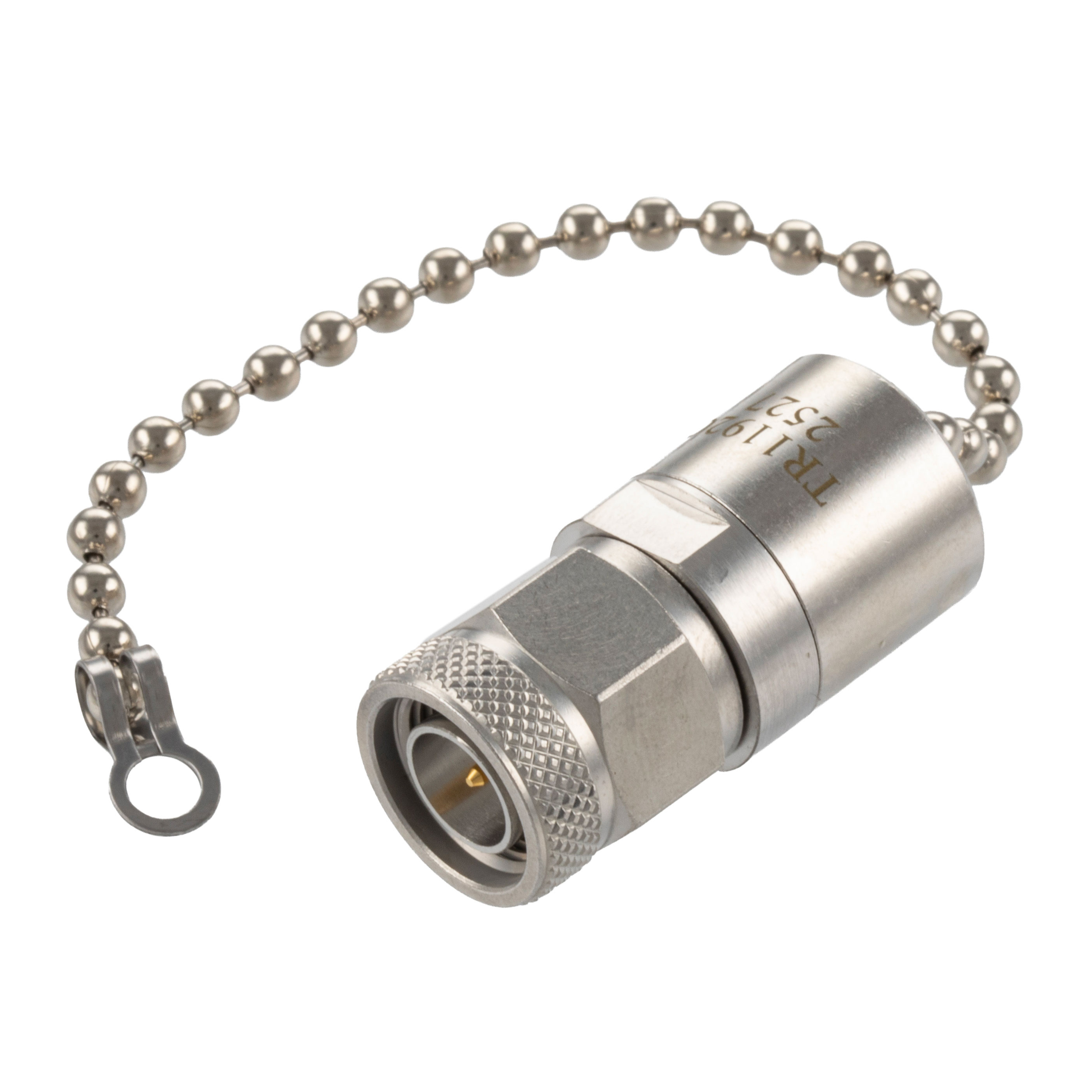 2 Watt RF Load with Chain Up to 12 GHz with 75 Ohm TNC Male Tri-Metal ...