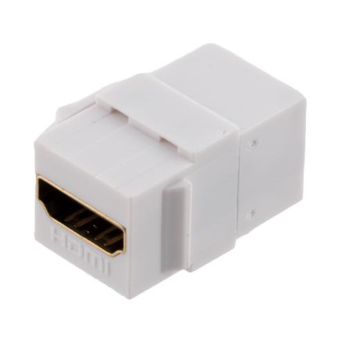 Picture of HDMI 2.0 Keystone Adapter, 180 Degrees, White