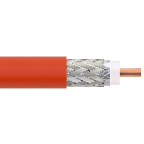 Low Loss Flexible LMR195LLPL Plenum Rated Coax Cable Double Shielded