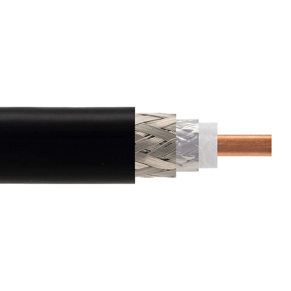 Low Loss Flexible LMR400FR Fire Rated Rated Coax Cable Double
