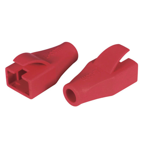 Picture of LSZH Snagless "Shark Fin" Style Boots, 5.0mm Red, Pkg/ 50