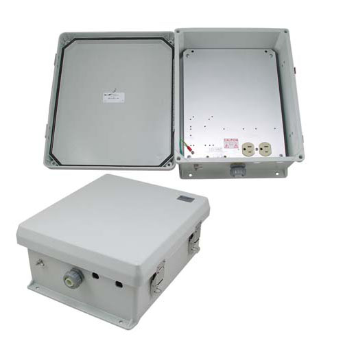 Picture of 12x10x5 Inch 120 VAC Weatherproof NEMA Enclosure with Heater