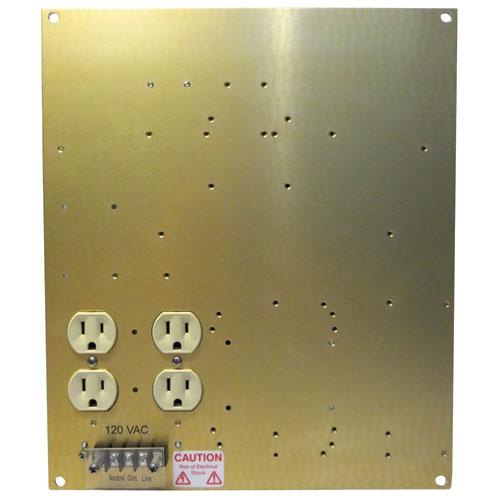 Picture of Assembled Replacement Mounting Plate for 1412xx-10F Enclosures