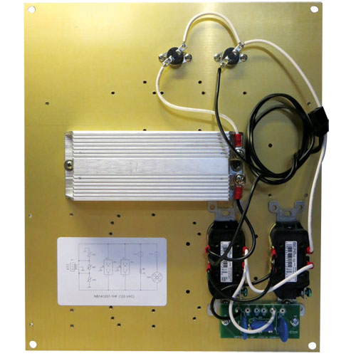 Picture of Assembled Replacement Mounting Plate for 1412xx-1HF Enclosures
