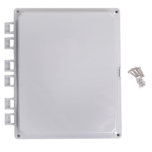 Picture of Dark Gray Replacement Hinge Cover for 1816 Polycarbonate Enclosure