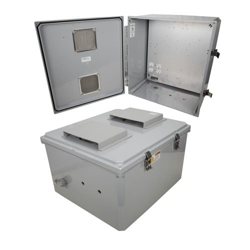 【ma---】 18x16x10 Polycarbonate Weatherproof NEMA 3R Enclosure