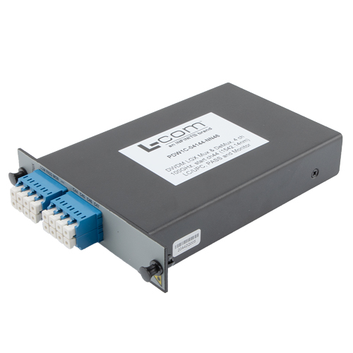Passive DWDM, PlugIn Single LGX Combo Mux&DeMux, 4CH, 100GHz spacing