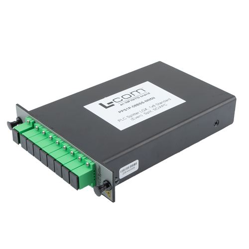 Picture of Passive PLC, Plug-In Single LGX PLC Splitter, 1x08 Standard (Even) Split, SC-APC