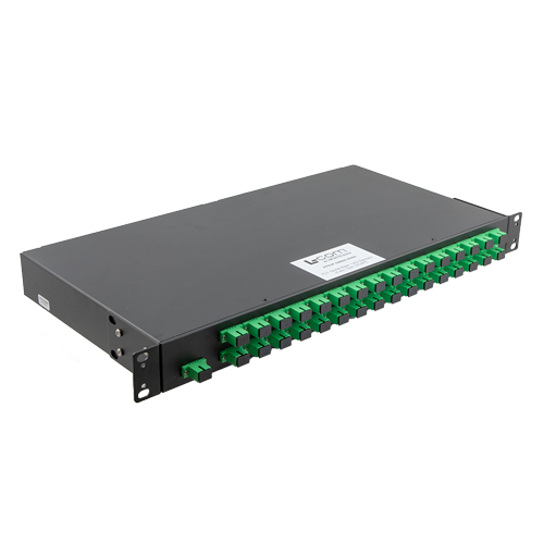 Picture of Passive PLC, 1 RU 19" Rack Mount PLC Splitter, 1x32 Standard (Even) Split, SC-APC
