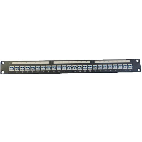 Picture of 1.75" x 19" Patch Panel,  w/24 LC Singlemode Couplers