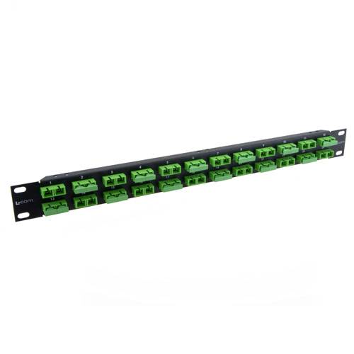 Rack Panel, 48 SC Couplers Single mode APC - PR175SC48-SMA