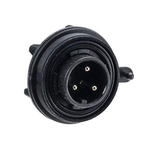 Picture of Bulgin 3 Pole Plug Polyamide Standard Buccaneer Connector