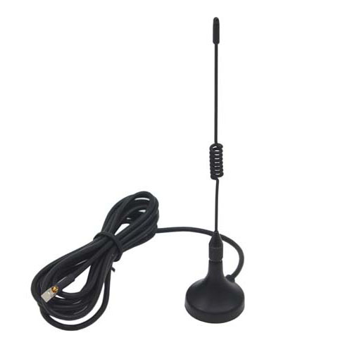 Picture of 2.4 GHz 5 dBi Desktop Omni Antenna - 4ft RP-SMA Connector