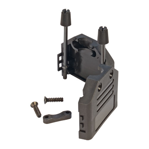 Picture of Hinged D-Sub Hood Kit, DB15/HD26 Black