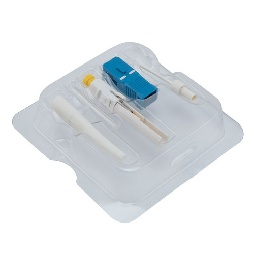 Splice-on connector kit, SC Single mode 0.9mm G652D Blue, with 10-piece ...