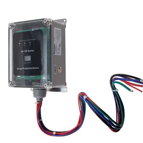 Picture of AC SPD Surge Counter Type 2 EMI Filtered 480/277Vac Wye 100kA/phase