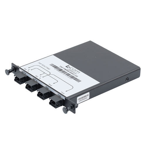 Picture of Passive Optical Tap, SMF MPO12 Connectors, 60/40 Split, 1/2LGX Module