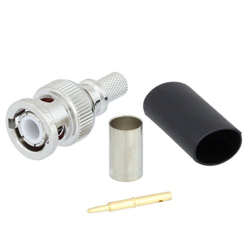 Picture of BNC Male Connector Crimp/Solder Attachment for LMR-240, LMR-240-DB, LMR-240-FR, and 240-Series Cable